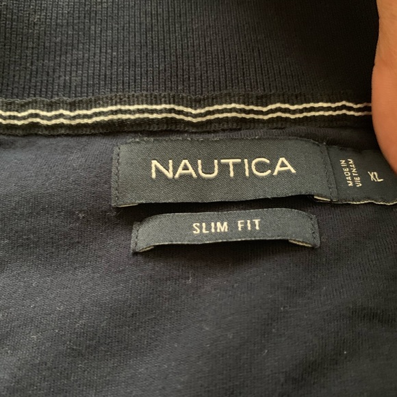Dark Blue Nautica Polo. - Picture 2 of 2